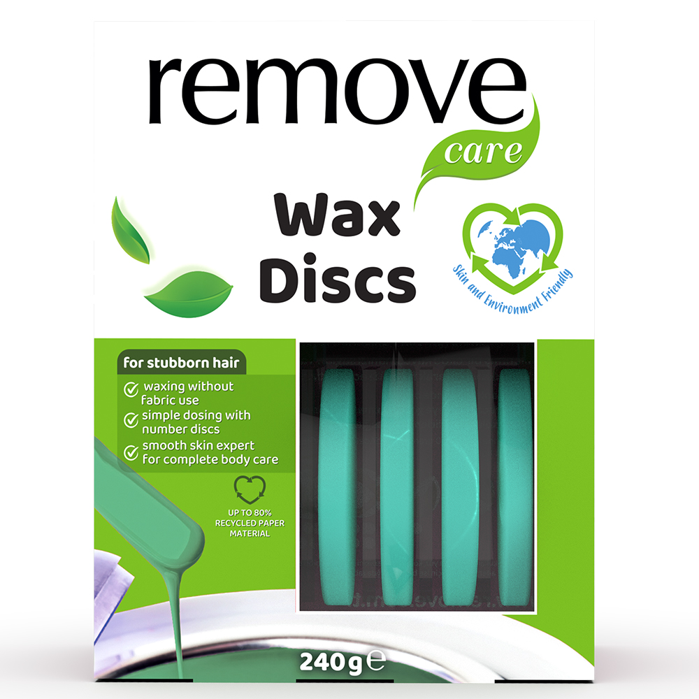 WAX DISCS STUBBORN HAIR